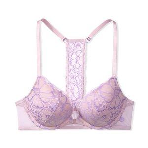 Deadstock Victoria secret bra floral lavender NWT